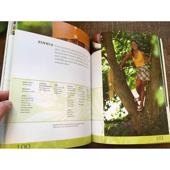 The Yarn Garden 30+ knits using plant-based yarn pattern book Knit Crochet - Picture 7 of 10